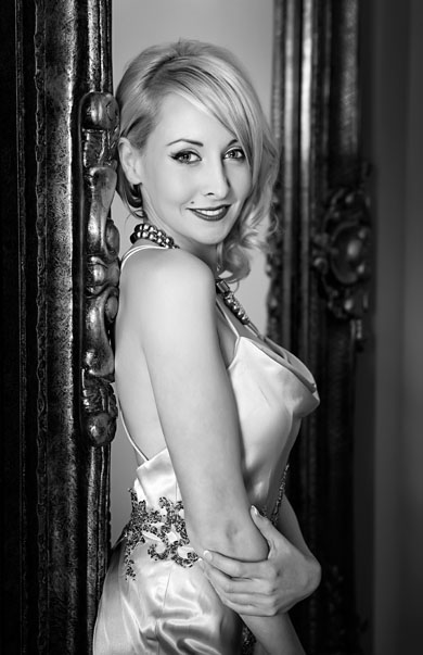 Emma O'Driscoll of RTE, posing in No1 The Pery for our portrait collection.  